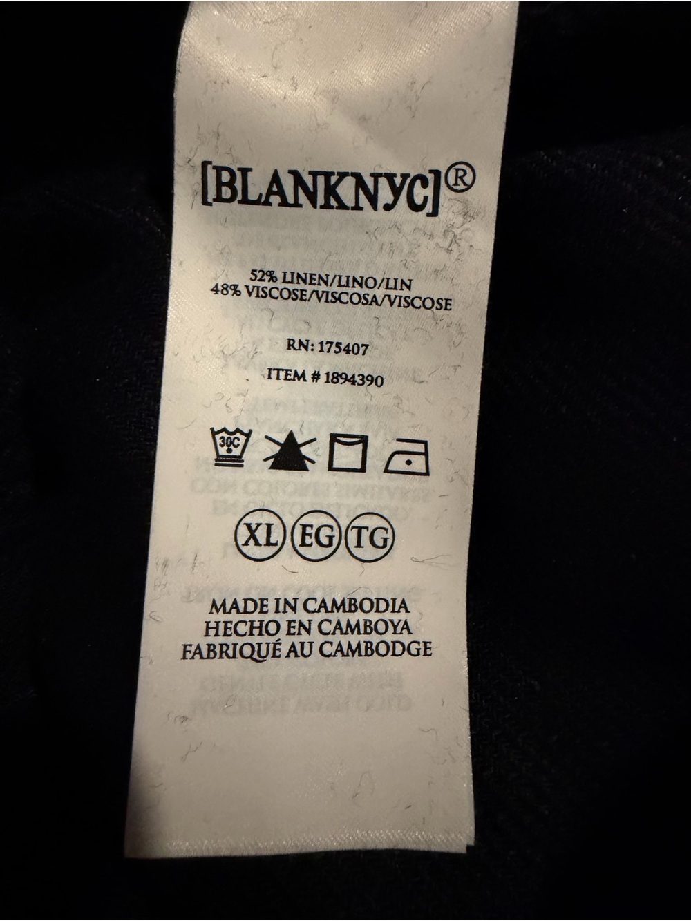 Blank NYC Black Athletic Elastic-Waist Shorts - Picture 2 of 5